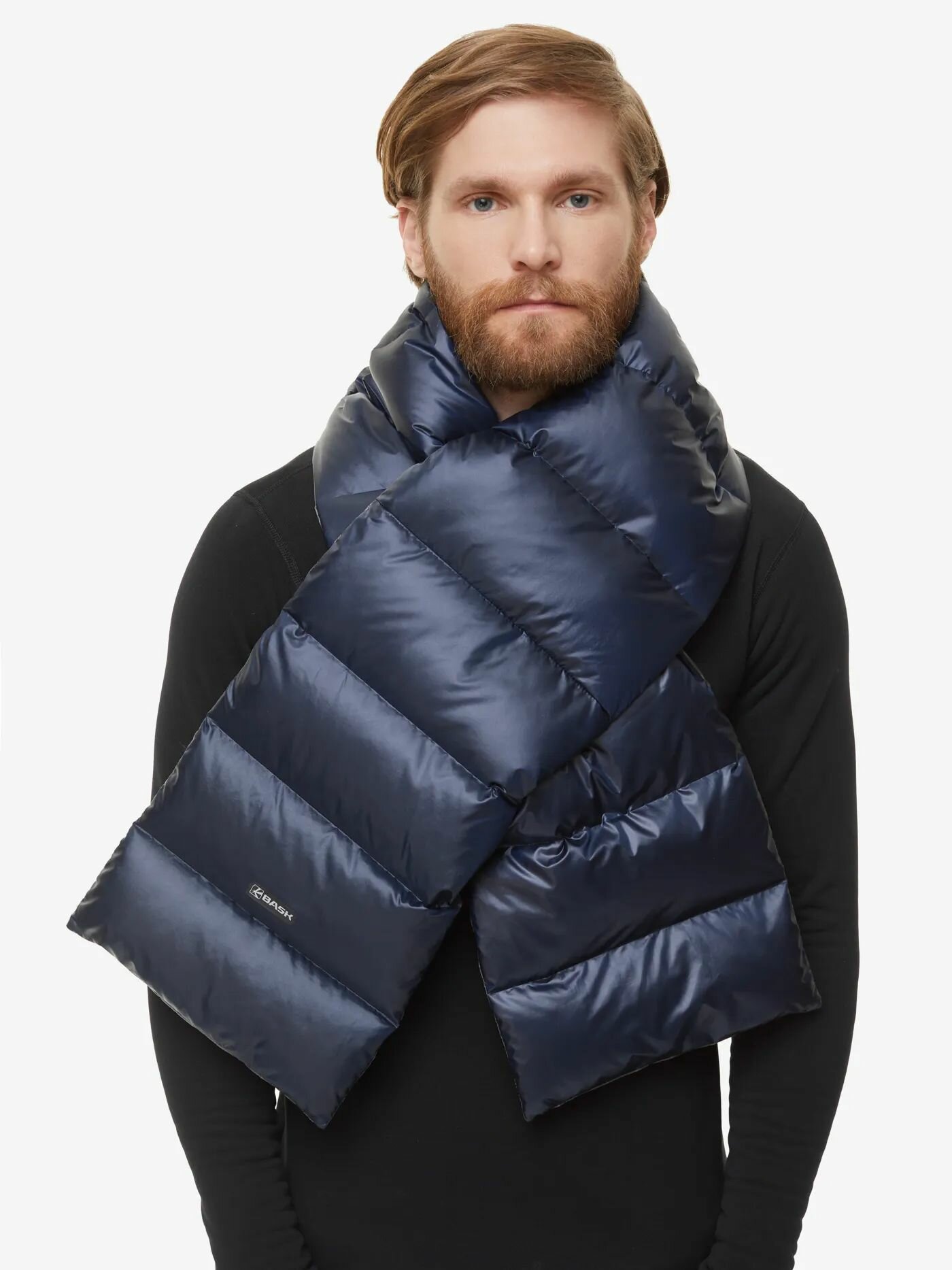 Шарф BASK для мужчин и женщин, универсальный, синий