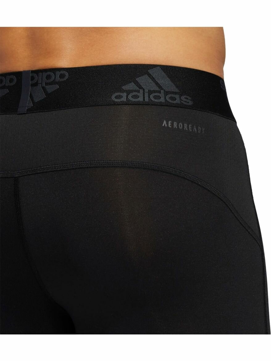 Тайтсы adidas Techfit 3-Stripes, размер XS, чёрный — фото 1