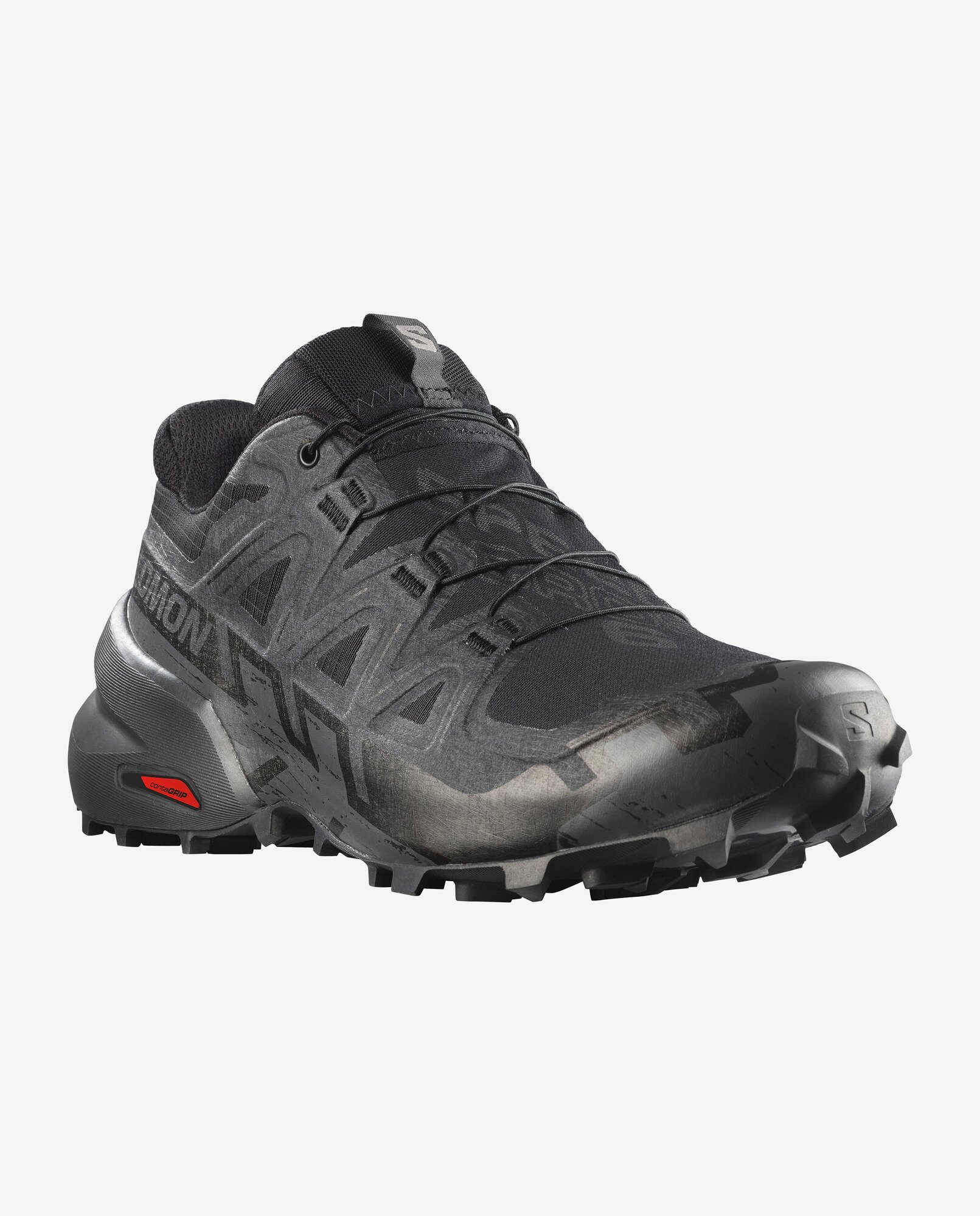 Кроссовки Salomon Speedcross 6 GTX, размер 8 UK, чёрный — фото 1