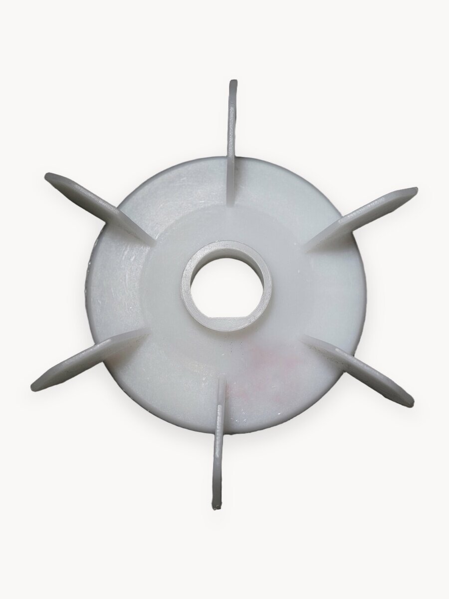 Крыльчатка охлаждения электродвигателя 25 мм вал / 155 мм наружный диаметр