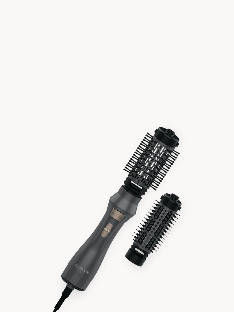Фен-щетка для волос GARLYN Curl Creator. Два скоростных режима. Мощность 1200 Вт