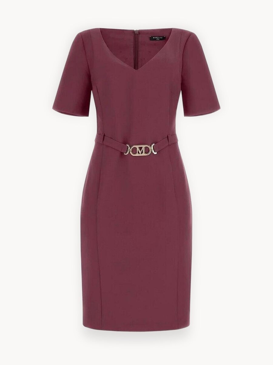 Платье MARCIANO GUESS, размер 42, бордовый
