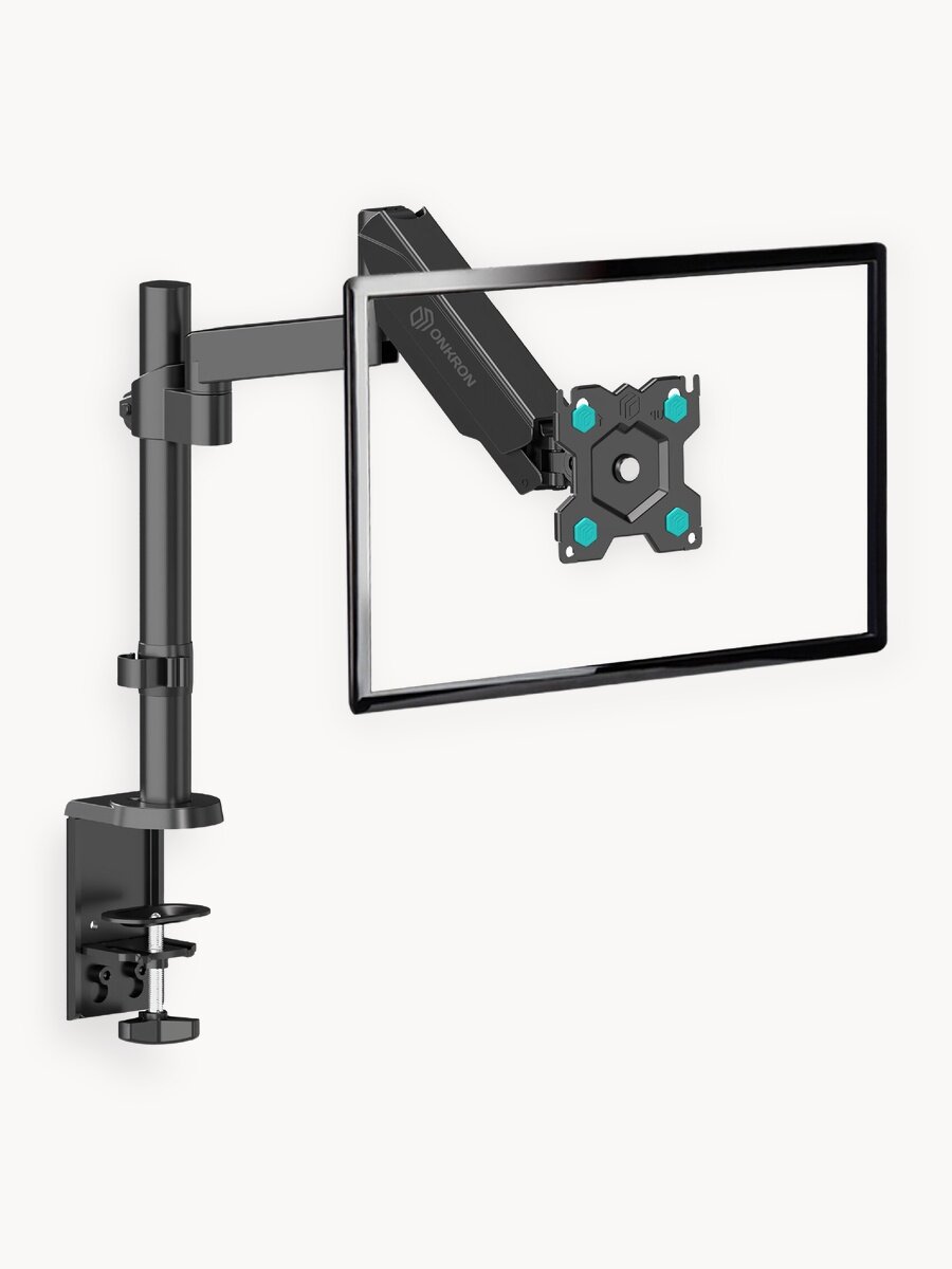 Крепление для монитора 13"-34" ONKRON G70 настольное, до 8 кг, поворот на 180°, черный