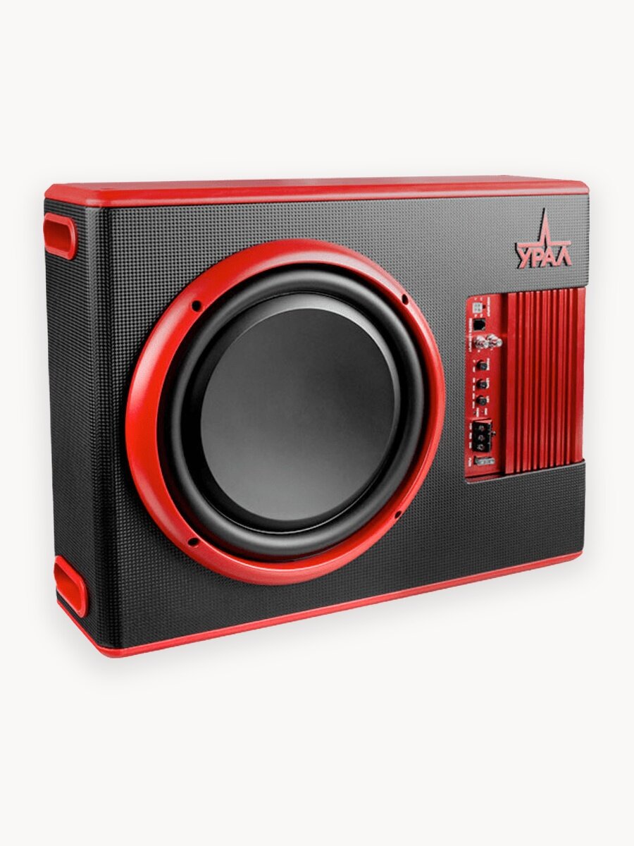 Активный автомобильный сабвуфер Урал АС-У12А Компакт (AS-D12. A SLIM HURRICANE), 900 Вт, 93 дБ, 20-250 ГЦ