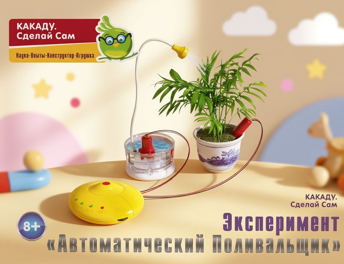 Набор ELEK KAKADU "Автоматический поливальщик", для опытов