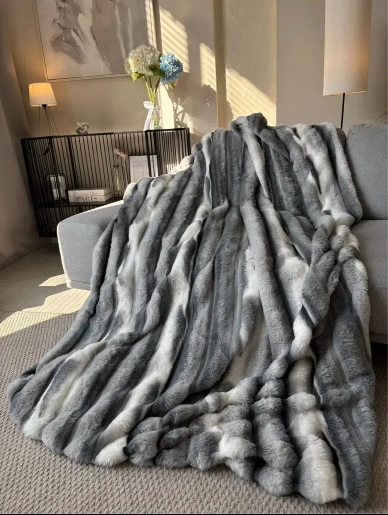 Плед искусственный мех 200*230