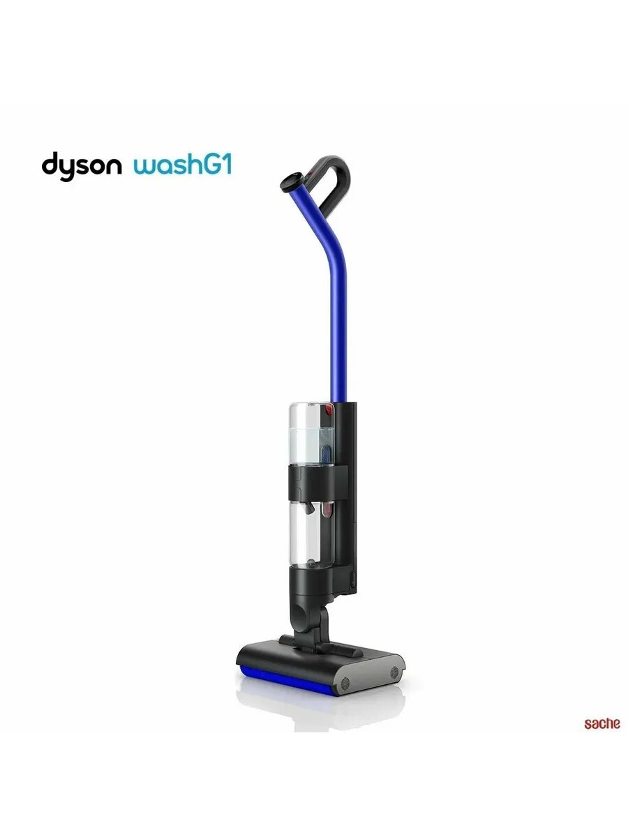 Беспроводной моющий пылесос с дисплеем Dyson G1 Wash SV49 черный, синий