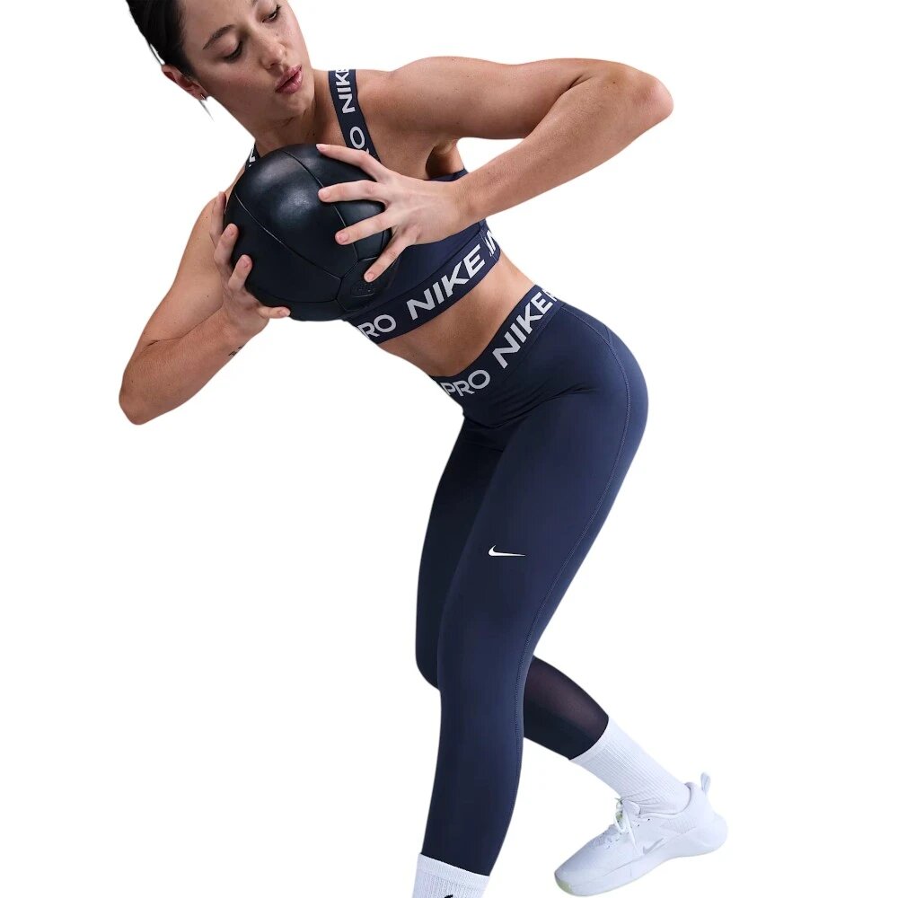 Легинсы NIKE, размер XS , синий — фото 1