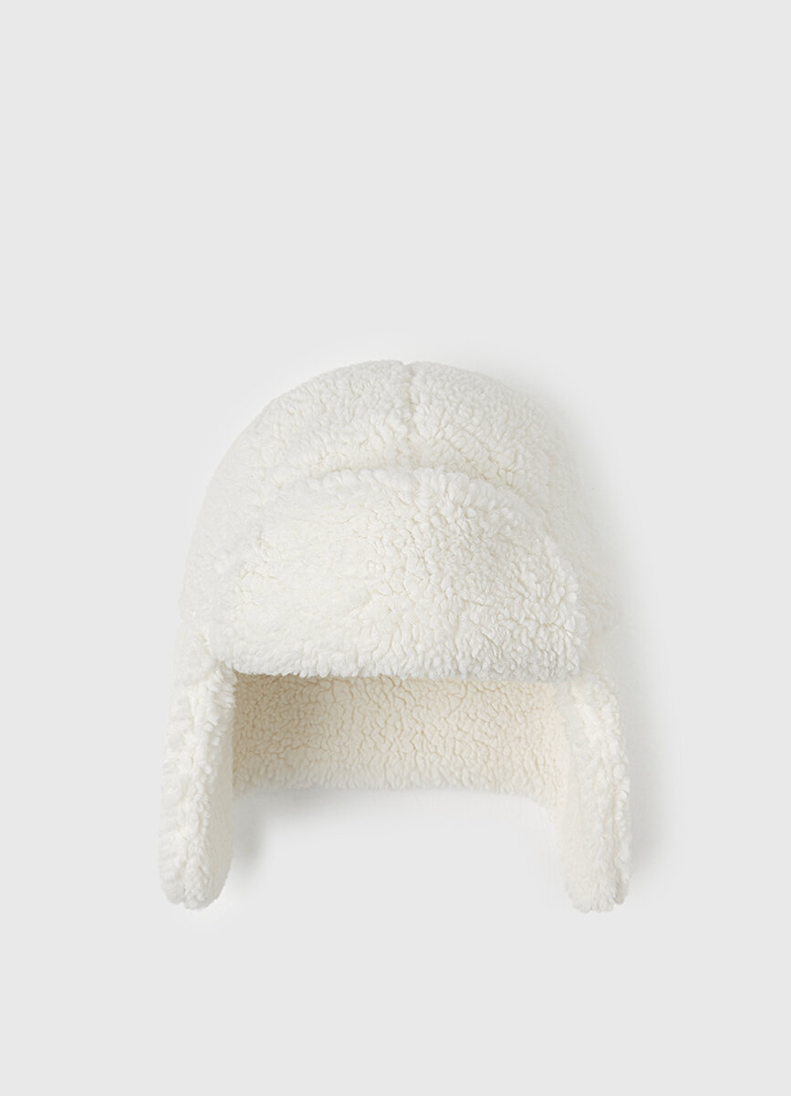 Шапка-ушанка O'STIN для девочек размер 54-56 молочный