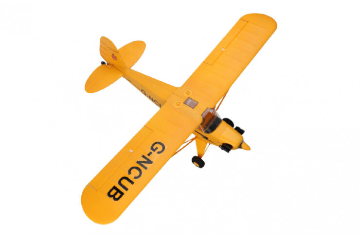 Радиоуправляемый самолёт WL Toys XK A160, жёлтый, 4 канала, 100 м — фото 1