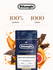 Кофе в зернах DeLonghi MILD Selection Blend Coffee 1 кг Арабика 1...