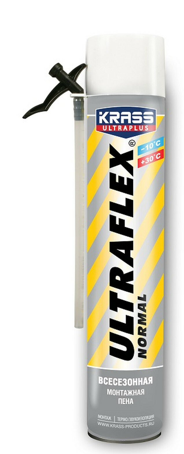 Монтажная пена Krass Ultraflex профессиональная всесезонная 750 мл