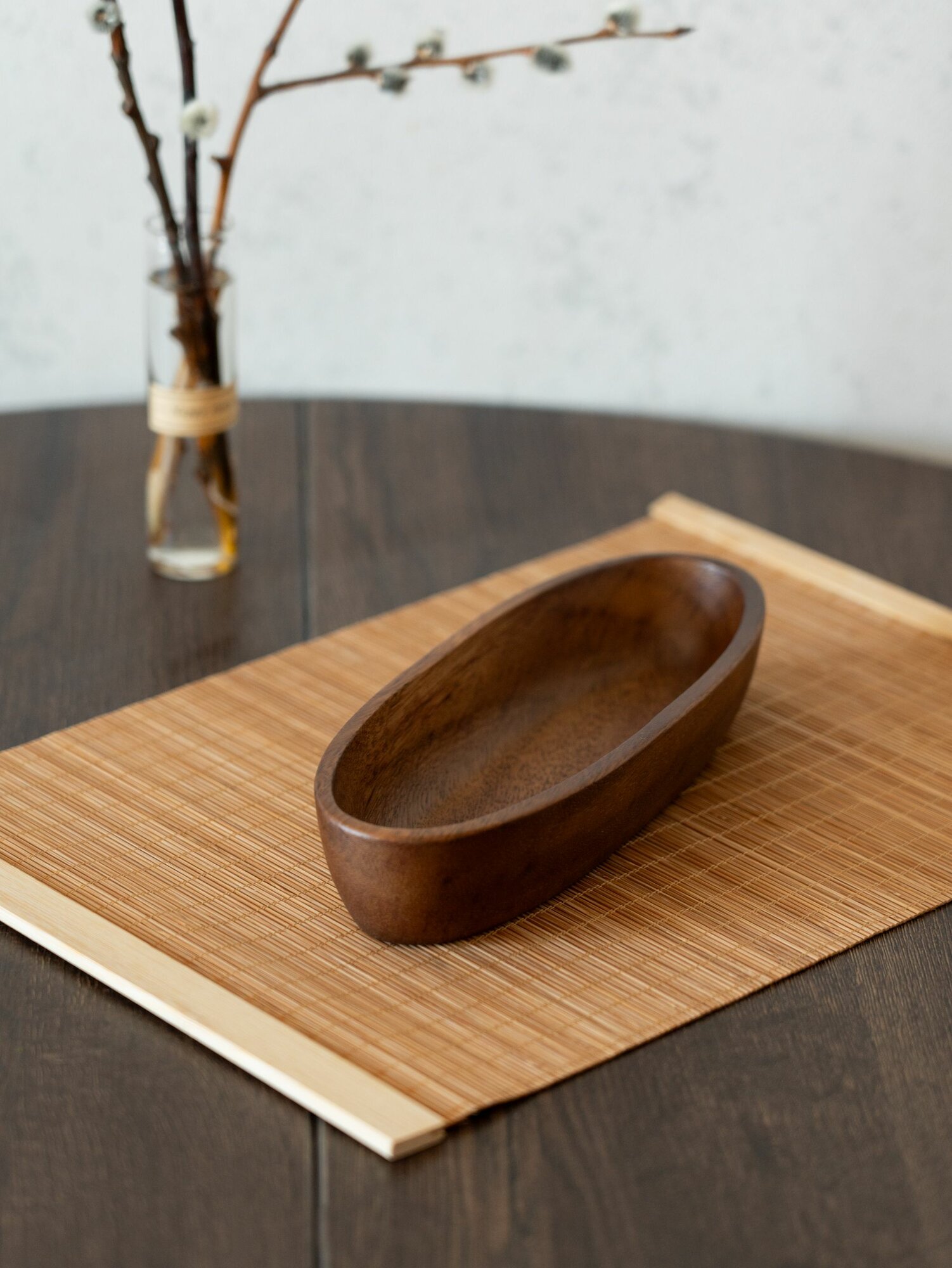 Деревянная миска-лодка из акации, 22х8,5 см, Varman.pro — фото 1