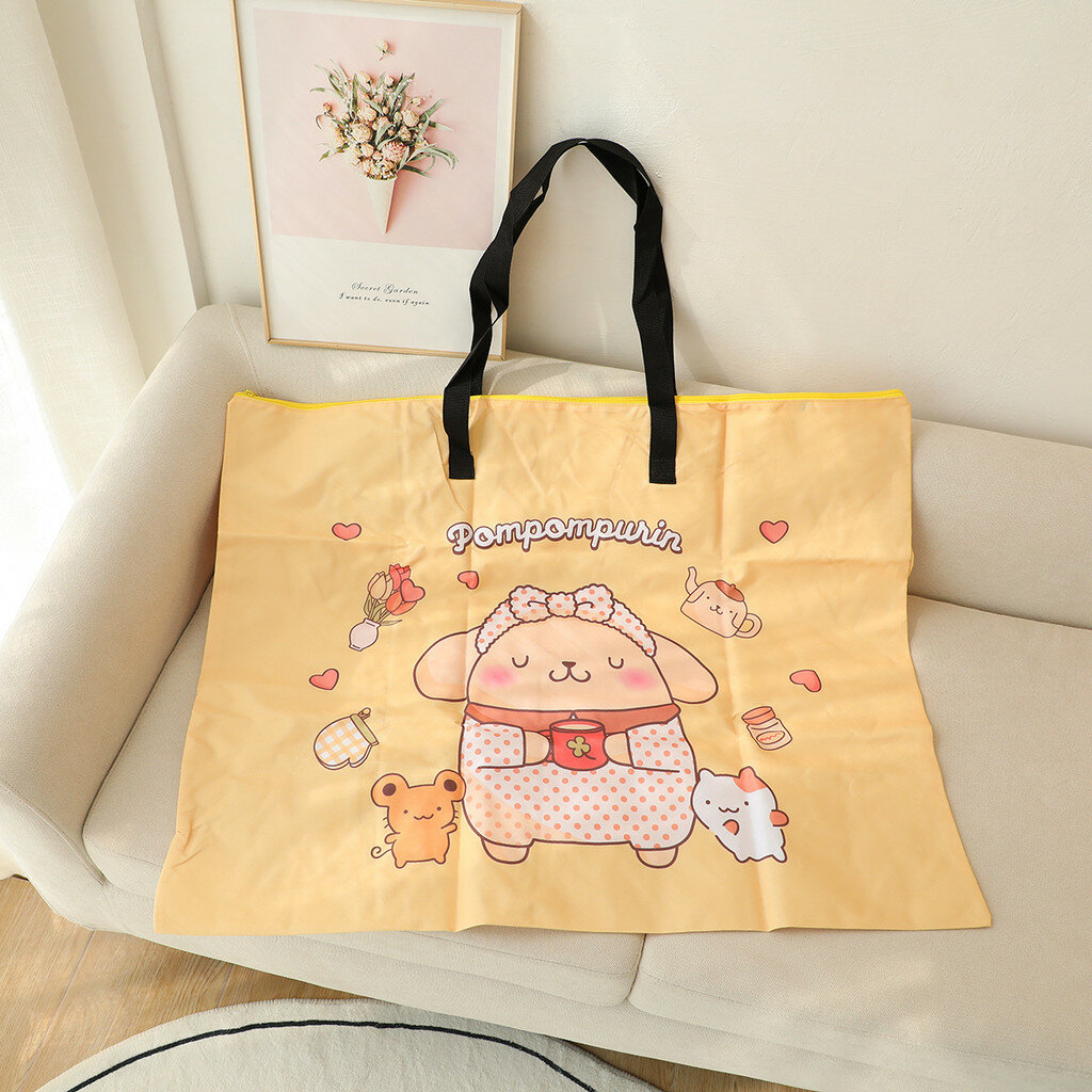 Hangyodon мультяшный хлопковый чехол для хранения одеяла с молнией для организации детской комнаты