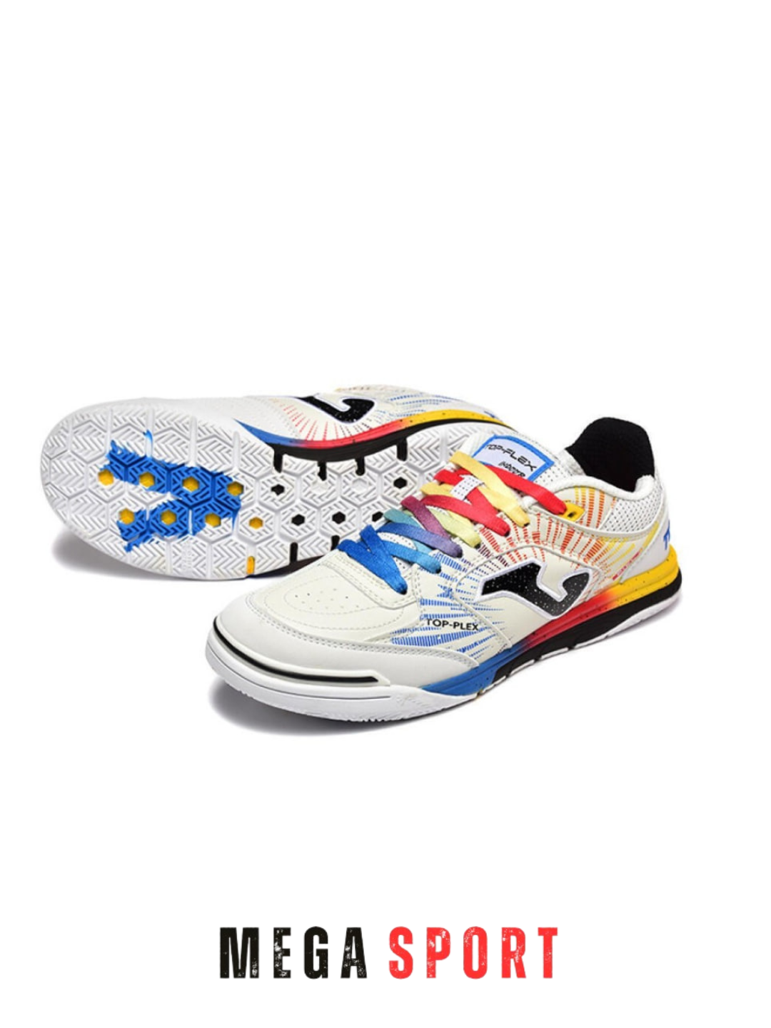 Бутсы , размер 39, белый-красный — фото 1