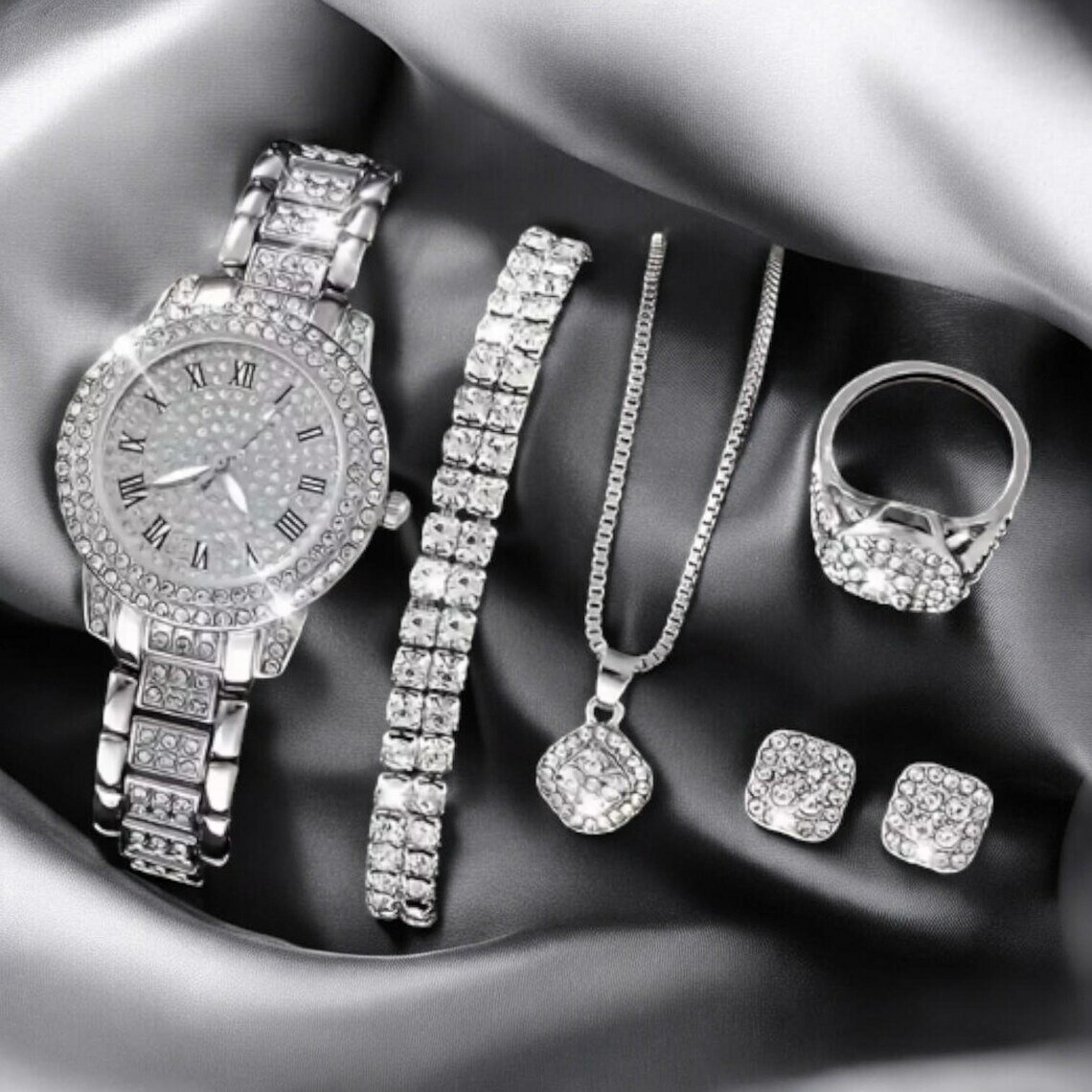 Наручные часы, silver/white