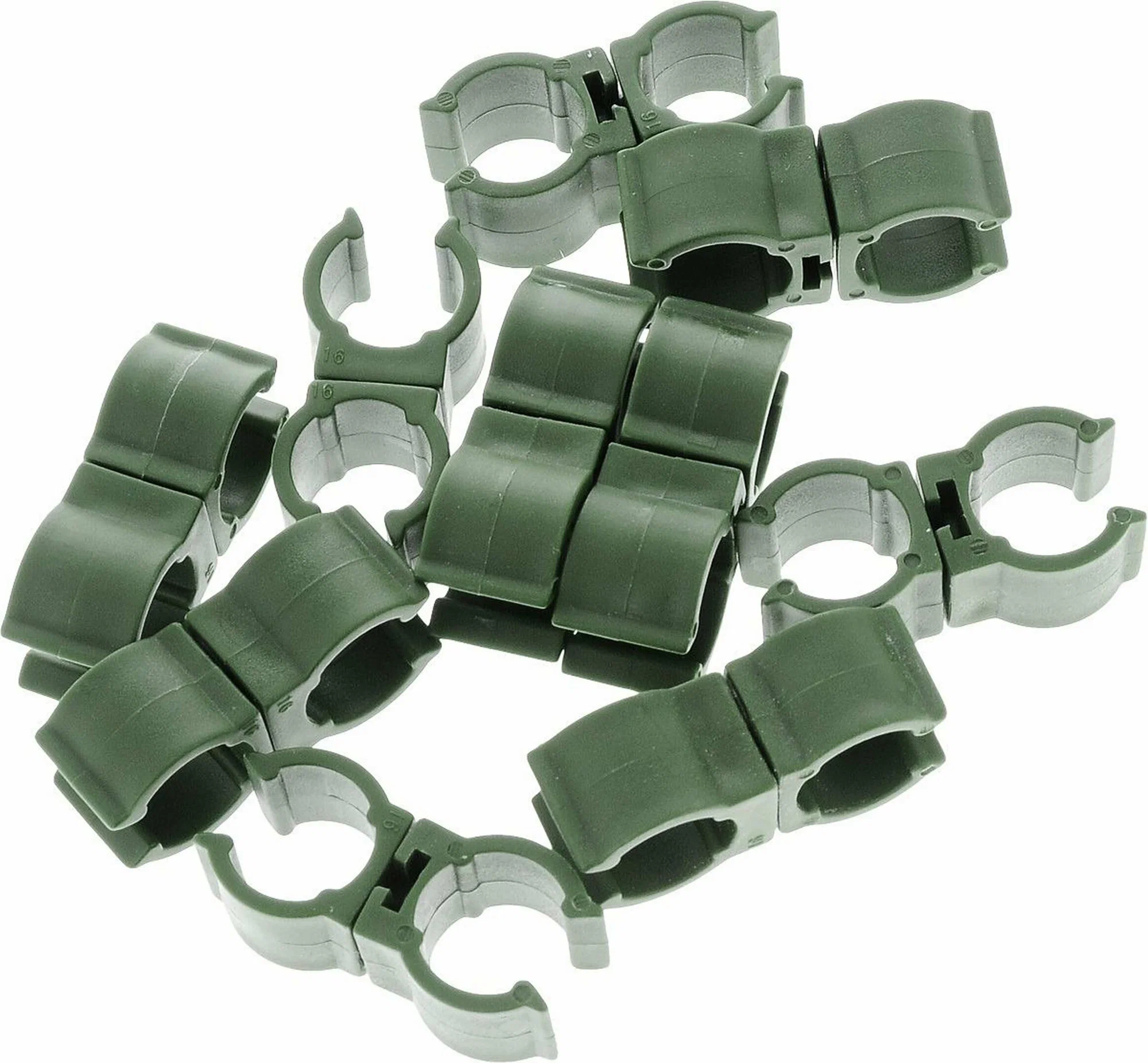 Соединитель поворотный для садовых опор д. 10-12 мм Лиана пластик 10 штук