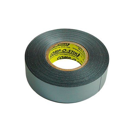 Лента хоккейная для щитков 24 мм * 25м, серебряная, Comp-o-stik