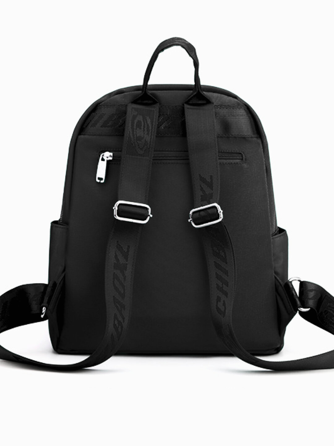 Сумка-рюкзак , фактура гладкая, черный — фото 1