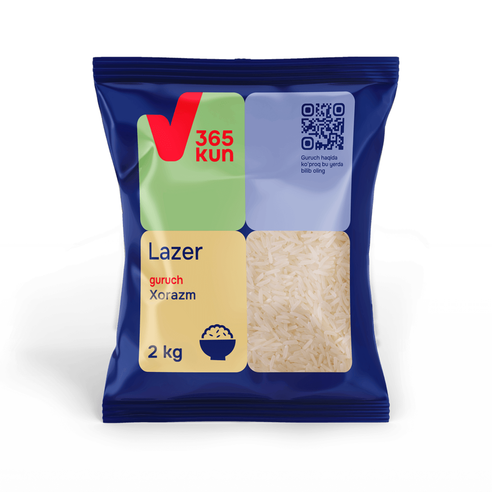 Рис 365 kun Лазер Хорезм 2 кг