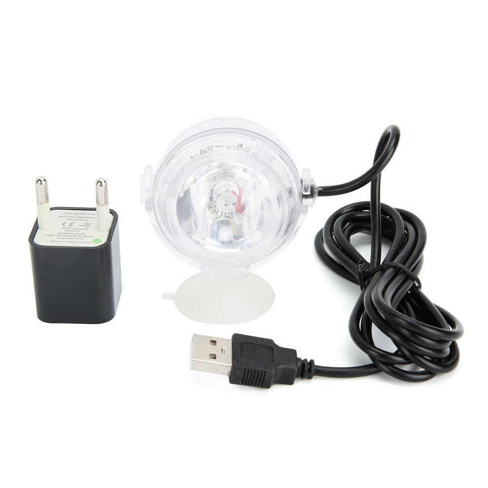 LED Aquarium Submersible Spot Light Fish Tank Underwater Amphibious Lighting Lamp (Spot White )