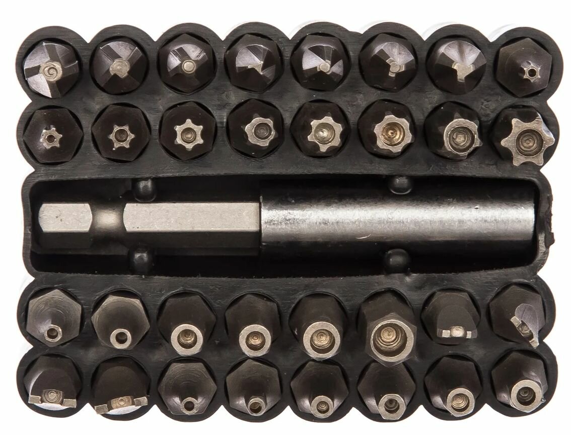 Набор биты специальные STAYER Master Cr-V с магнитным адаптером {26084-H33} (33 шт/упак*2 упак)