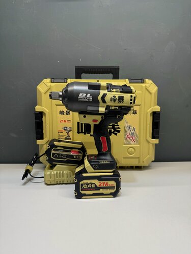 Изображение товара Гайковерт Fengbao, новинка модель 2280, 2 аккумулятора по 9Ah, бесщеточный, крутящий момент 2200 Нм, кейс