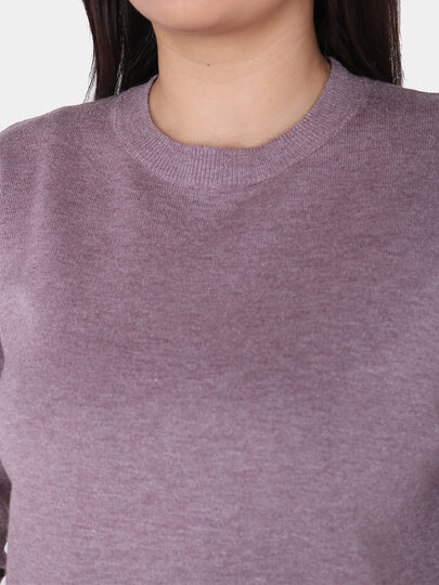 Свитер , размер OneSize, сиреневый — фото 1