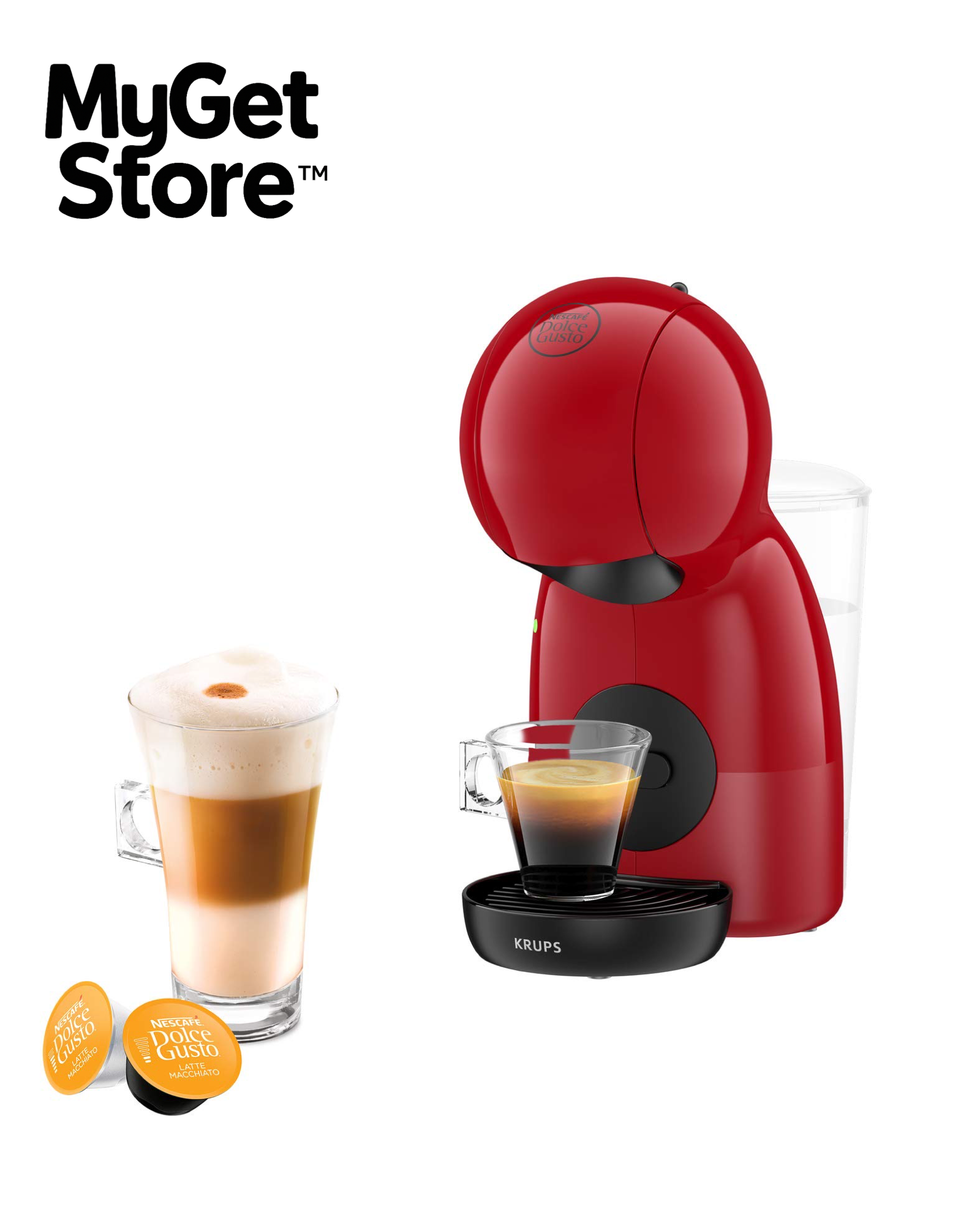 Кофеварка капсульная Krups KP1A0510 Dolce Gusto, капсульная, для напитков, 15 бар