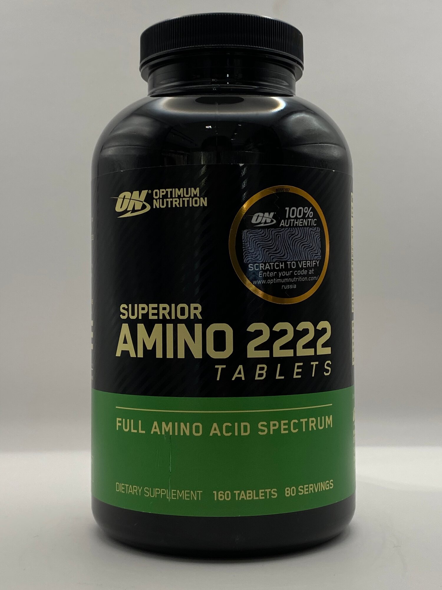 Аминокислоты Optimum Nutrition Super Amino 2222, 500 г, безвкусные