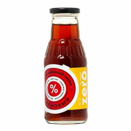 Mr. Djemius ZERO Низкокалорийный сироп (Кленовый) 330 г без сахара