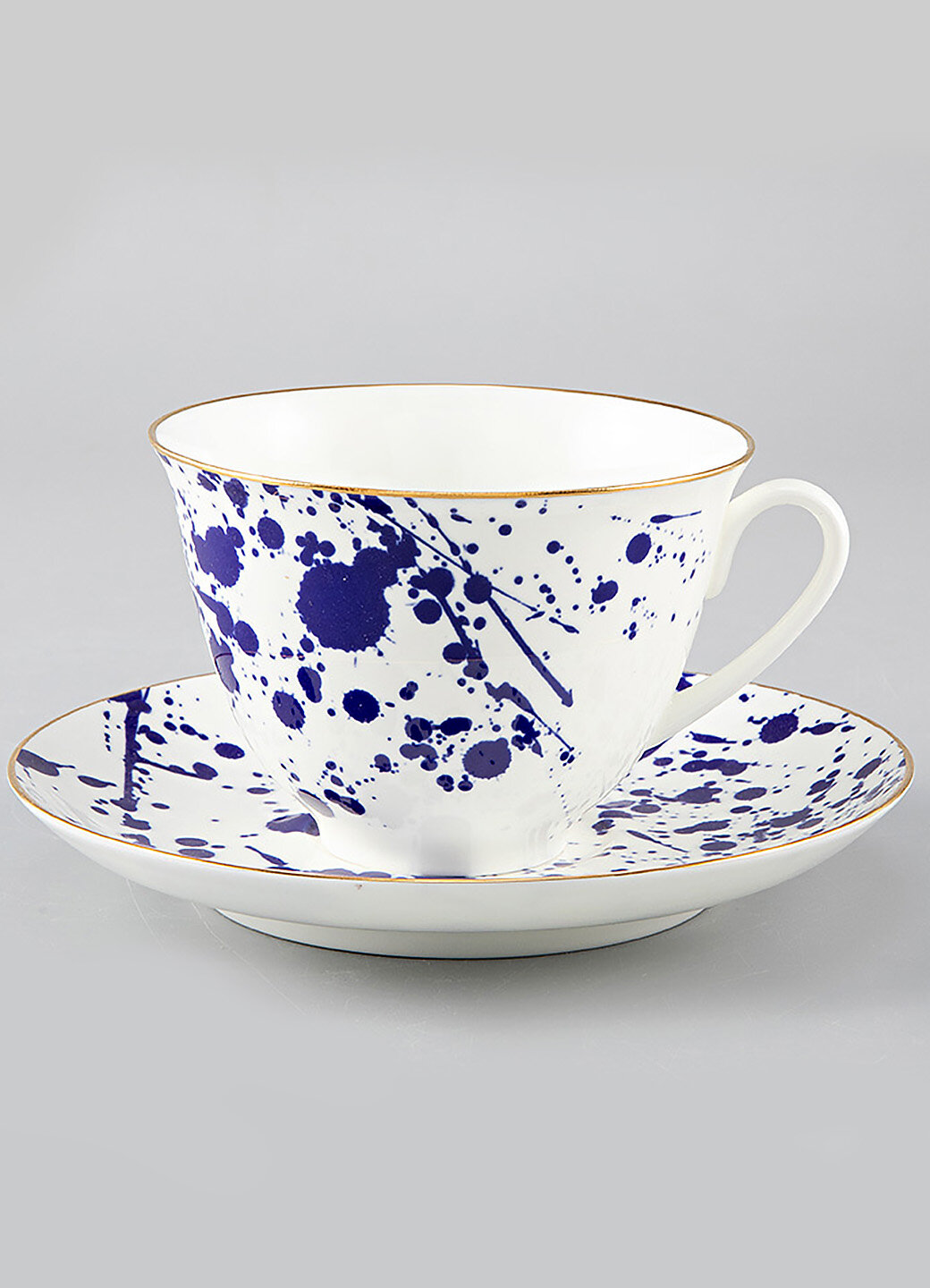 Чайная пара "Splash" форма Весенняя, коллекция Настроение, Императорский фарфоровый завод, 250 мл — фото 1