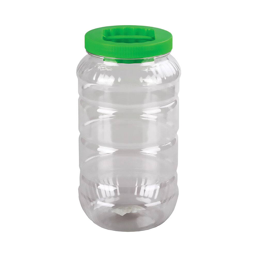 Банка для сыпучих продуктов Альтернатива ПЭТ прямоугольная с крышкой 3 л