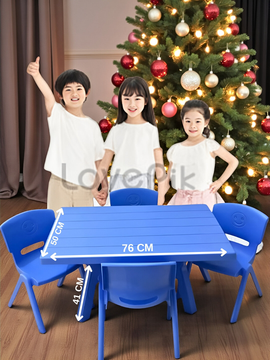 Детский пластиковый мультяшный стол, детские игрушки, детский 1 стол и 4 стула набор