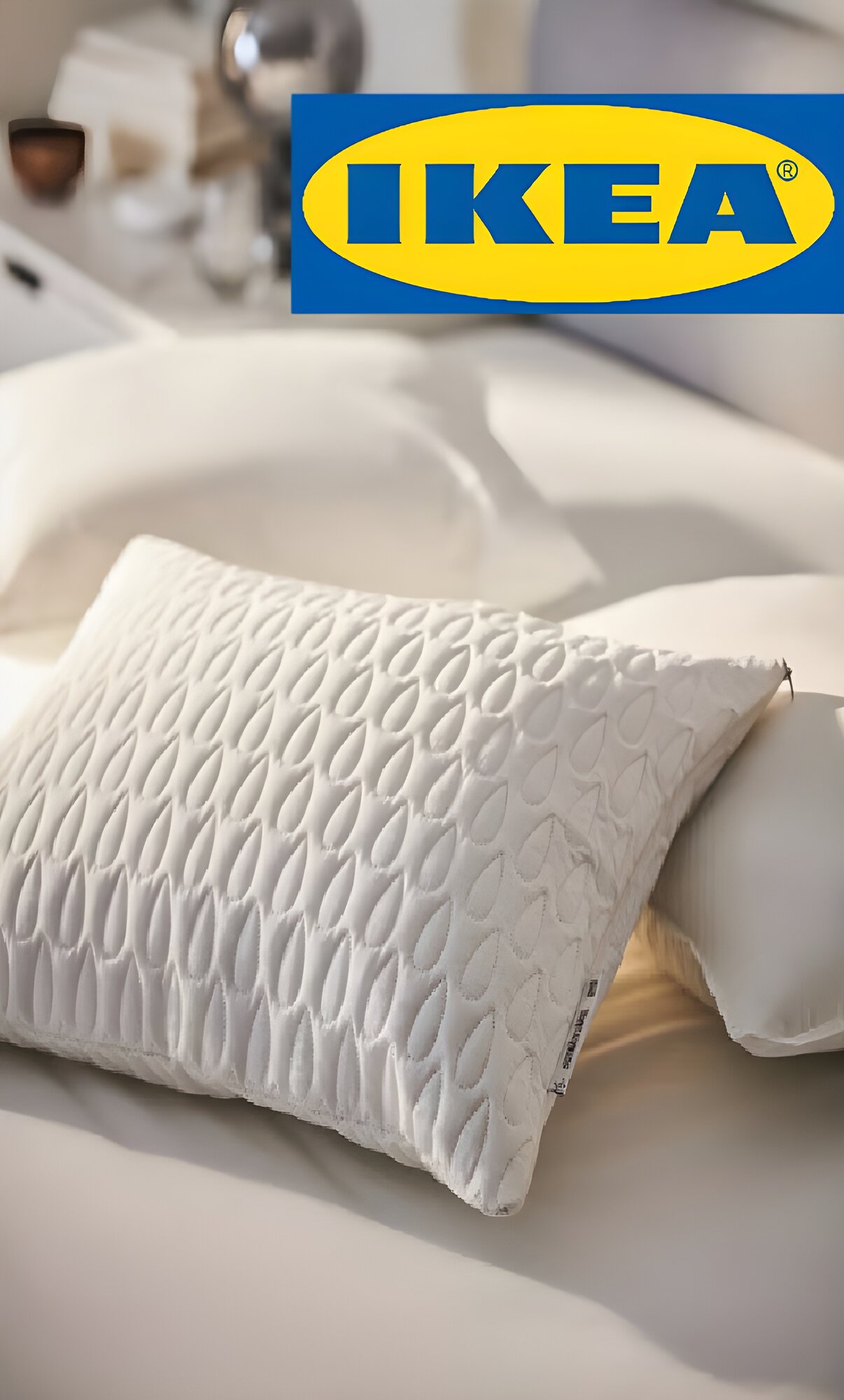 Чехол для подушки IKEA SOTNÄTFJÄRIL - защита от пятен, грязи и влаги.