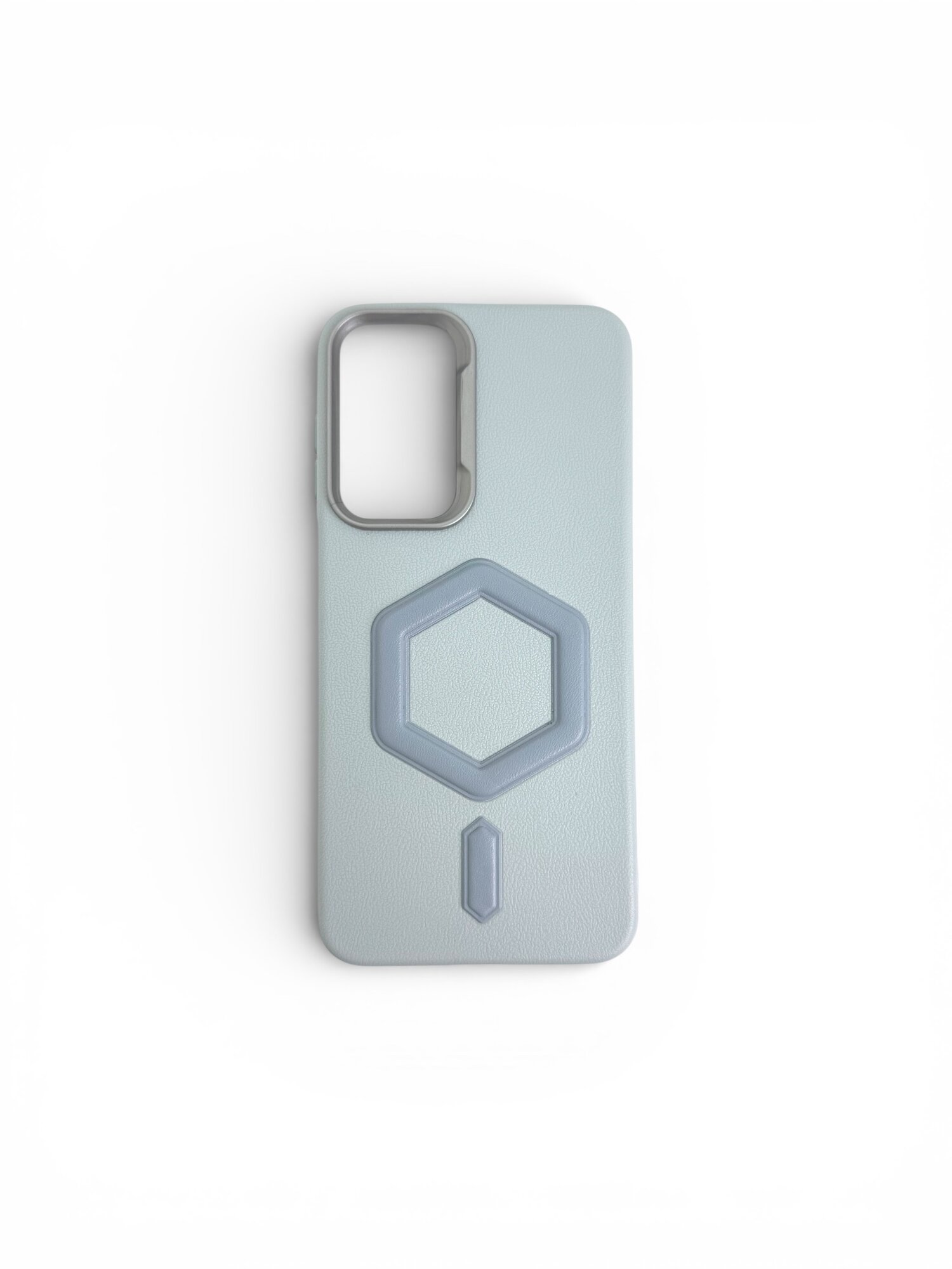 Samsung A23 — магнитный чехол премиум, TPU, текстура под кожу, тонкий и удобный