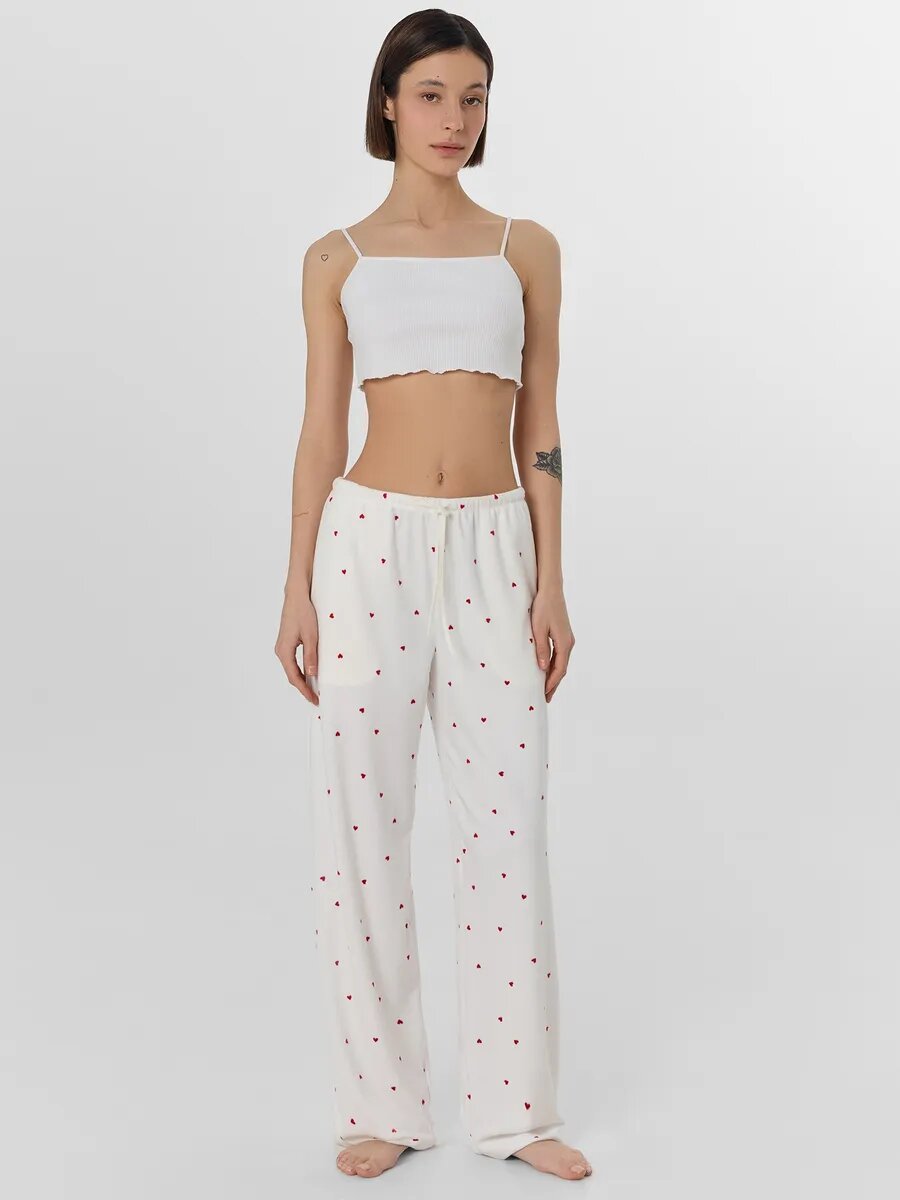 Брюки MARK FORMELLE для женщин, размер 164/170-94, белый — фото 1