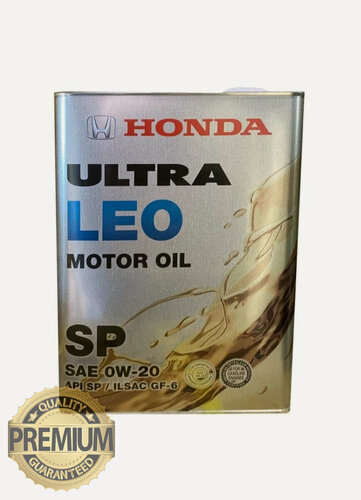 Изображение товара Масло моторное 0W-20 HONDA ULTRA LEO SP/GF-6 (4 л.) арт. 08227-99974HMR