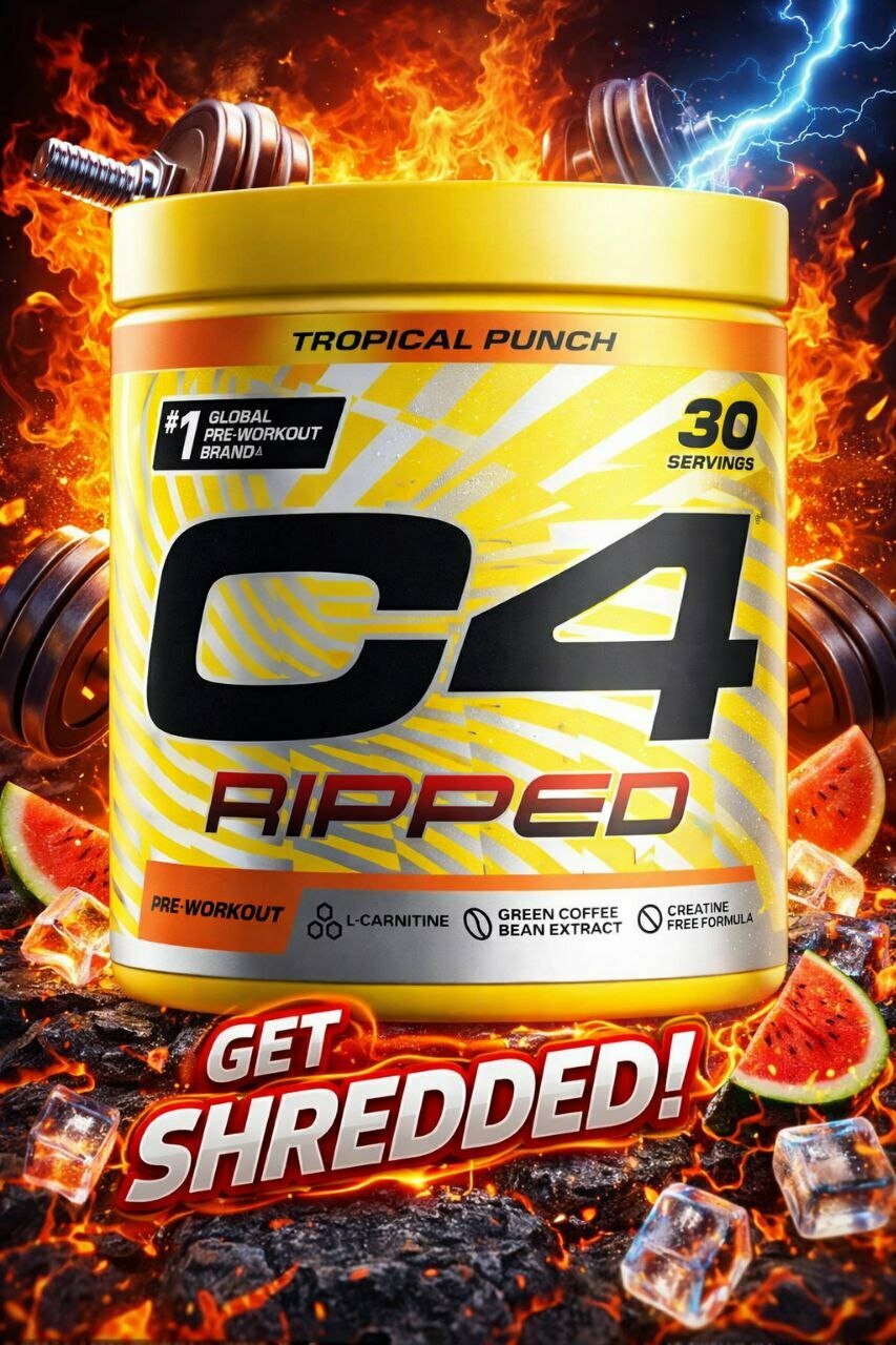 C4 Original предтренировочный комплекс, Tropical Punch, 189 г