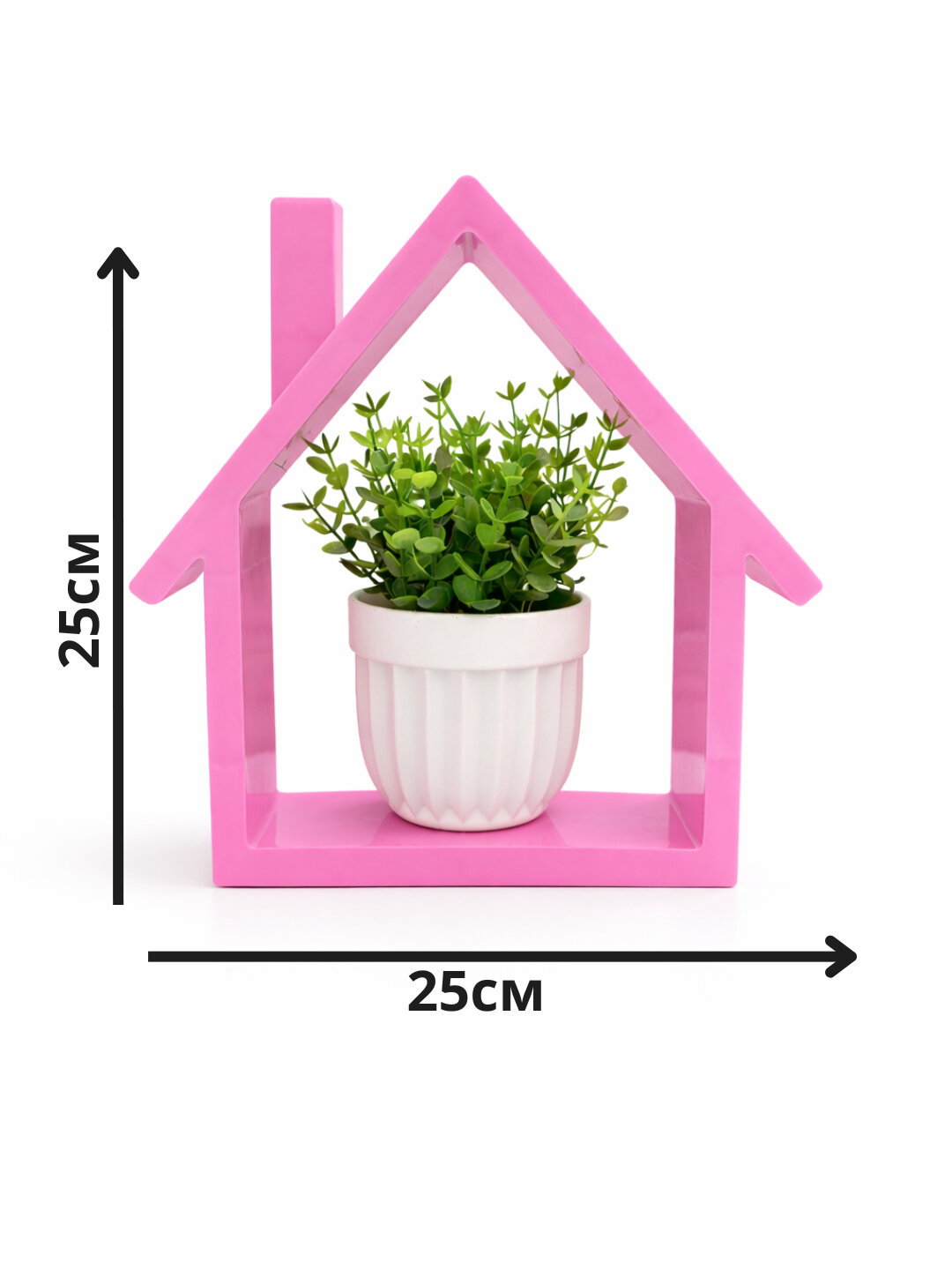 Искусственный цветок с фигурой для интерьера