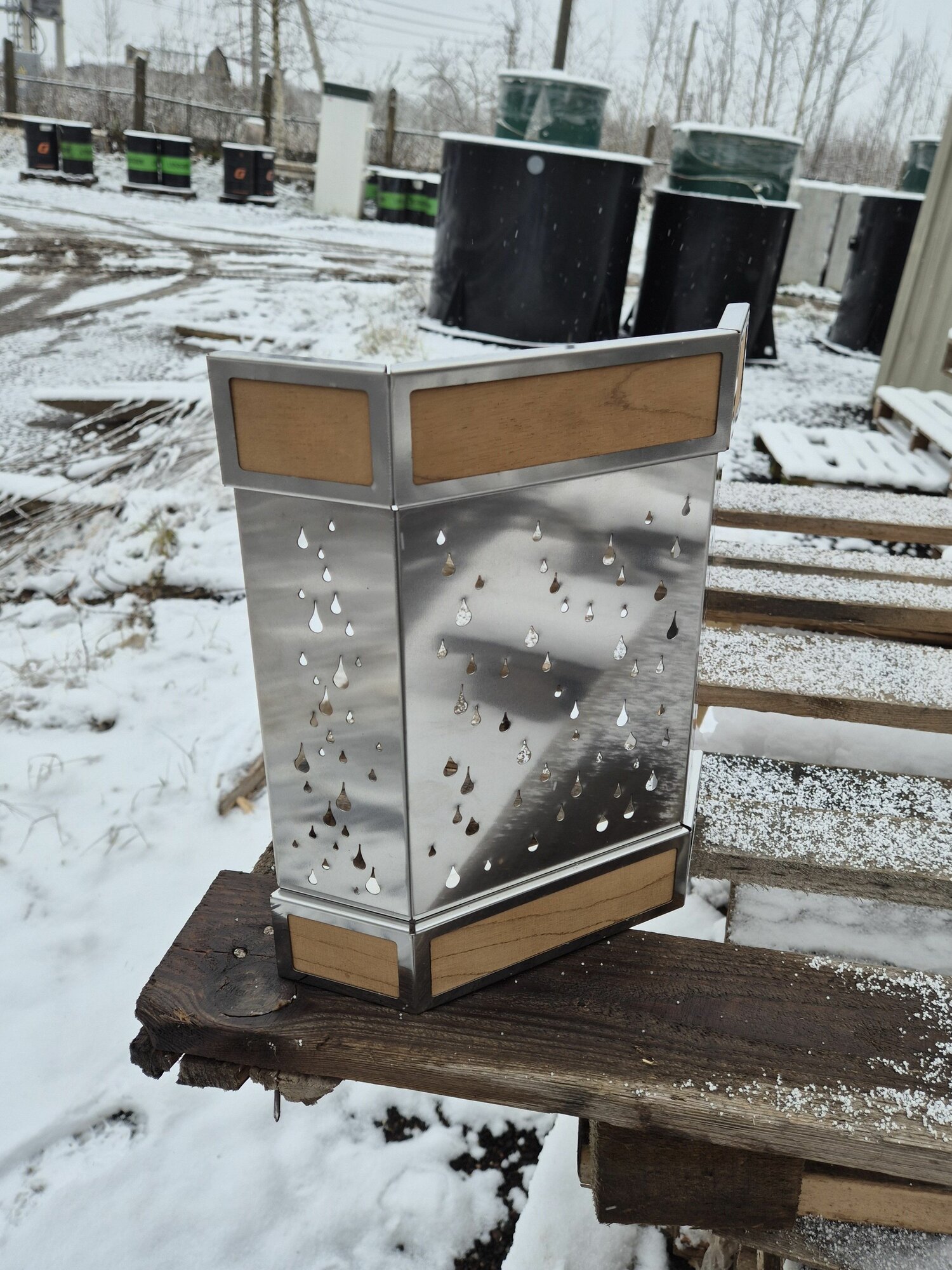 Абажур для бани угловой Капли 1 шт модель 222