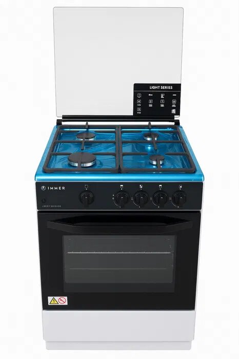 Газовая плита IMMER "Sigma" 6040, автоматическое зажигание, 4 конфорки, 1200 Вт — фото 1