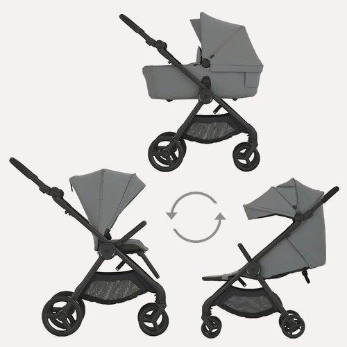 Изображение товара Коляска-трансформер Anex IQ Basic, цвет Loft / 2025 (Графитовый), артикул производителя iQ-23