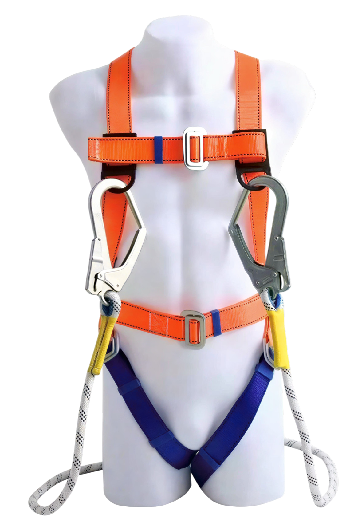 Страховочная привязь, с карабинами, для высотных работ, промышленного альпинизма