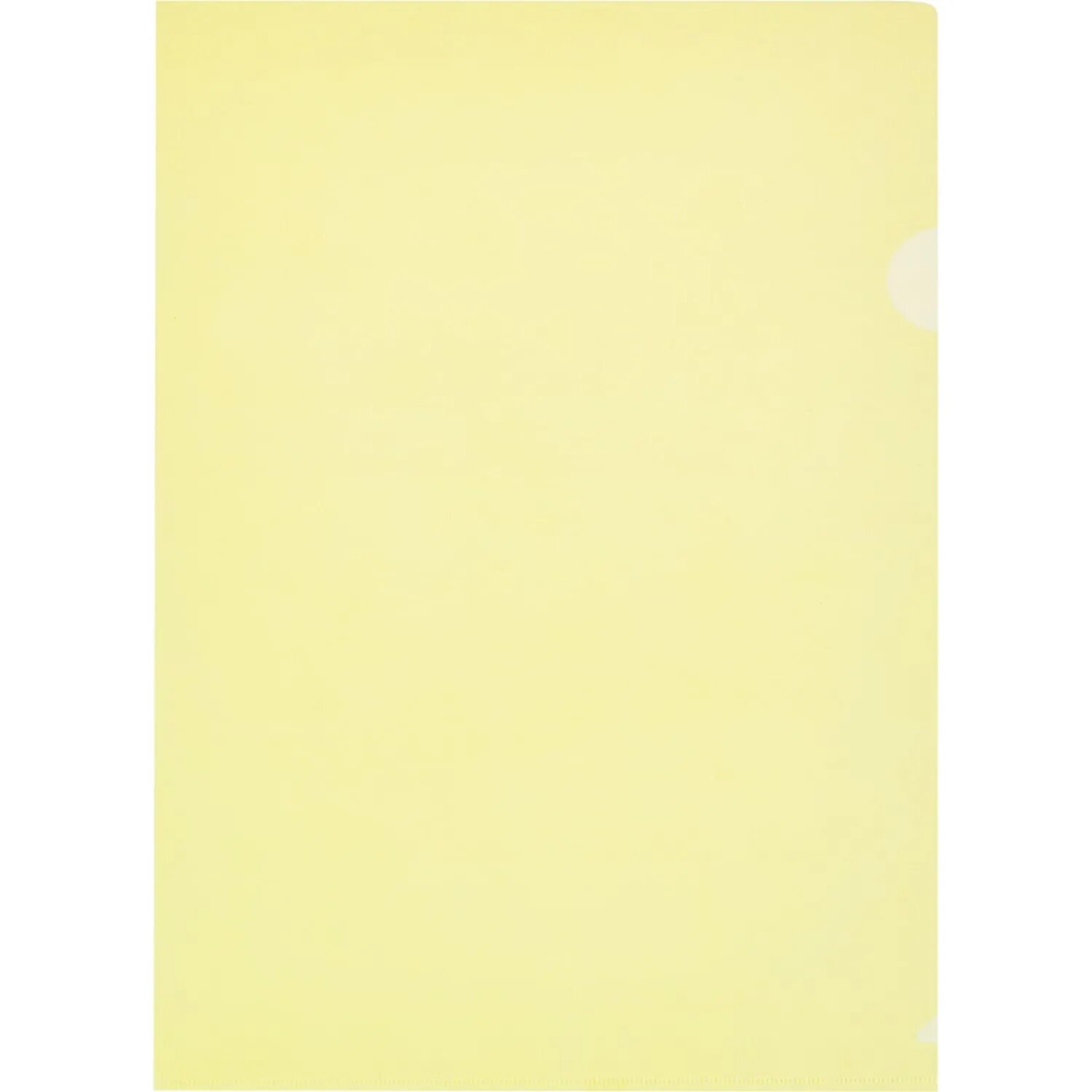 Папка уголок п/э цв. E-100/123T желтая Россия 10 шт/уп Выбор есть