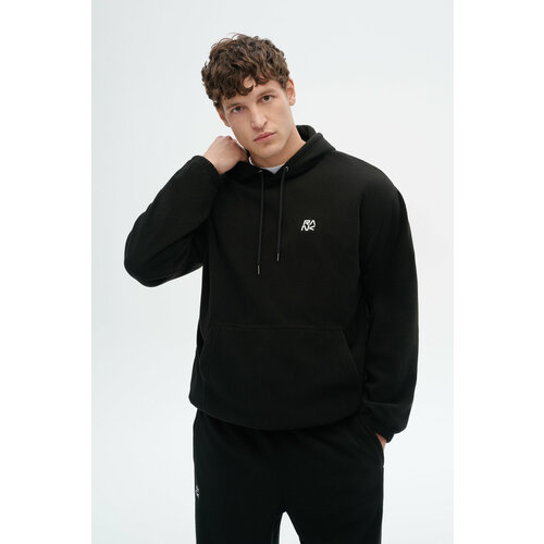 фото Худи спортивное rank polar fleece hoodie, размер xxl, , черный