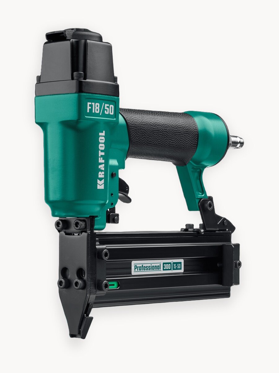 KRAFTOOL F18/50, пневматический нейлер для гвоздей 18Ga тип 300 (15-50 мм), (31961)