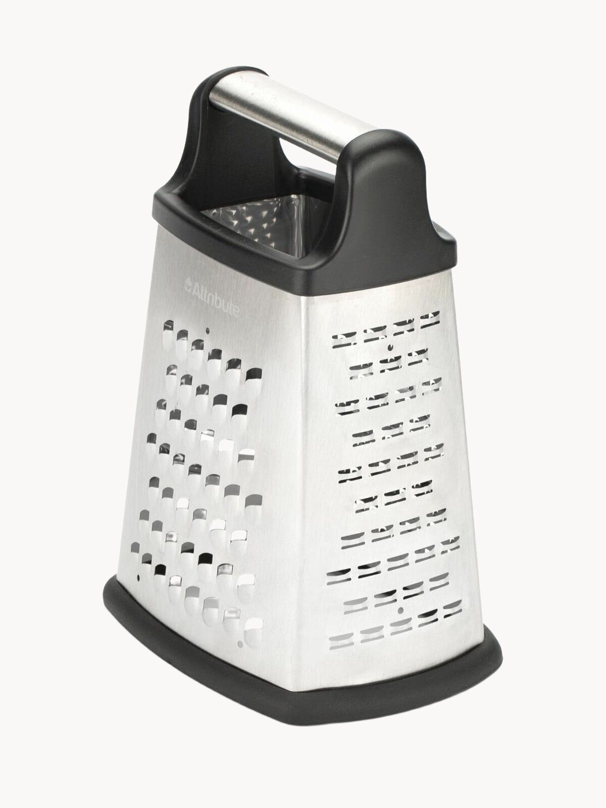 Терка с лазерной заточкой нескользящая "RAZOR" Attribute, нержавеющая сталь/пластик