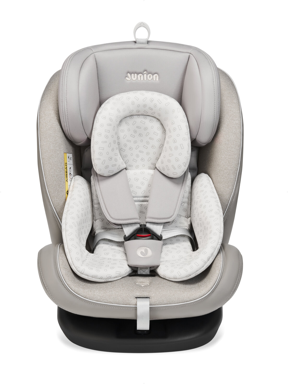 Автокресло JUNION Odri группа 0+/1/2/3 (0-36 кг), 360°, Isofix, бежевый — фото 1