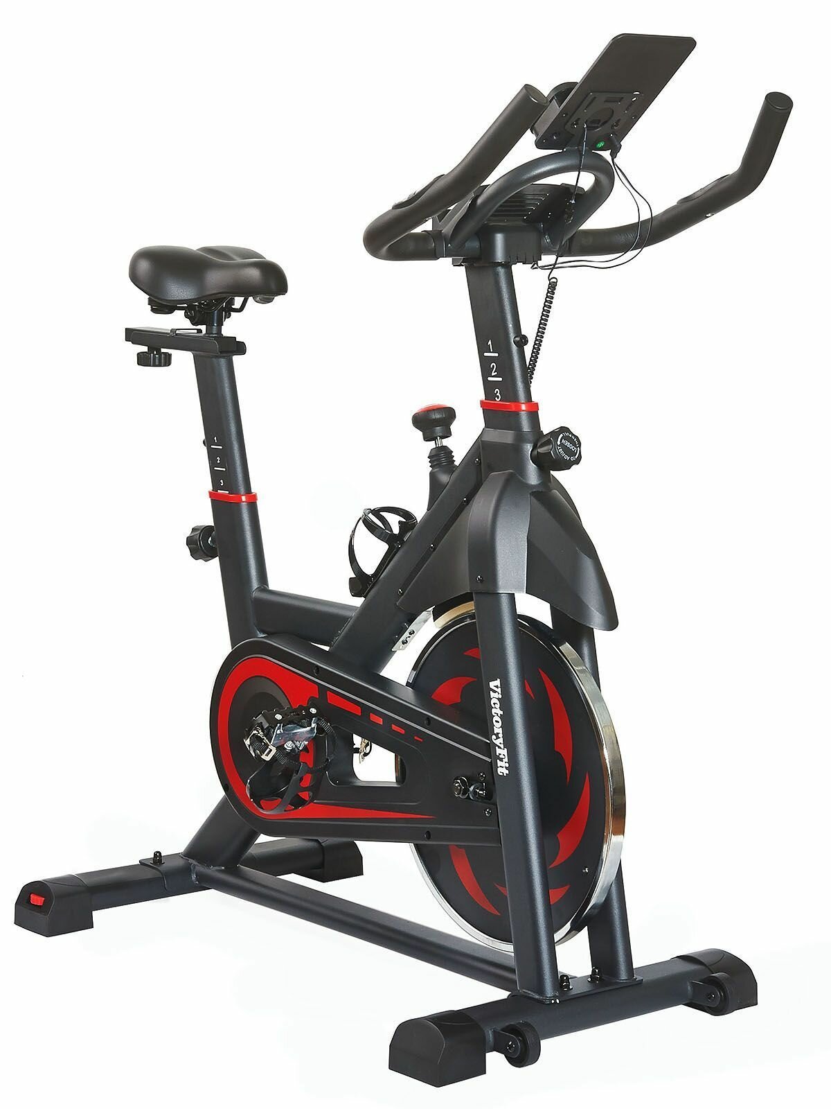 Велотренажер VictoryFit VF-S201 до 110 кг / маховик 6 кг / спин байк